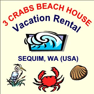 3 Crabs Beach House Vacation Rental in Sequim, WA (USA)